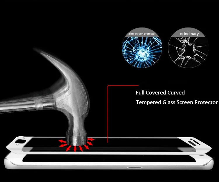 Чехол ShuiCaoRen для Samsung Galaxy S6 edge полноэкранная Взрывозащищенная 3d пленка из