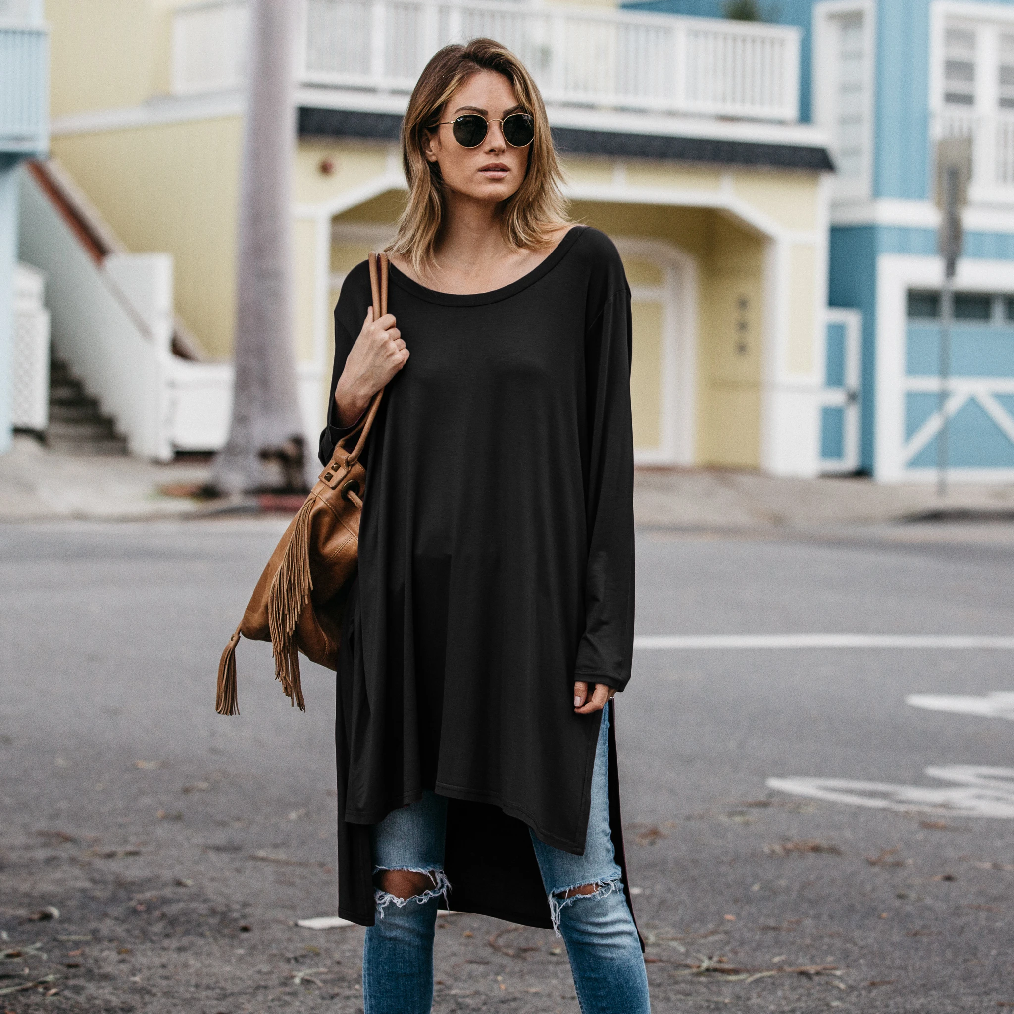 Loose Oversized Casual Everyday Shirt (1)