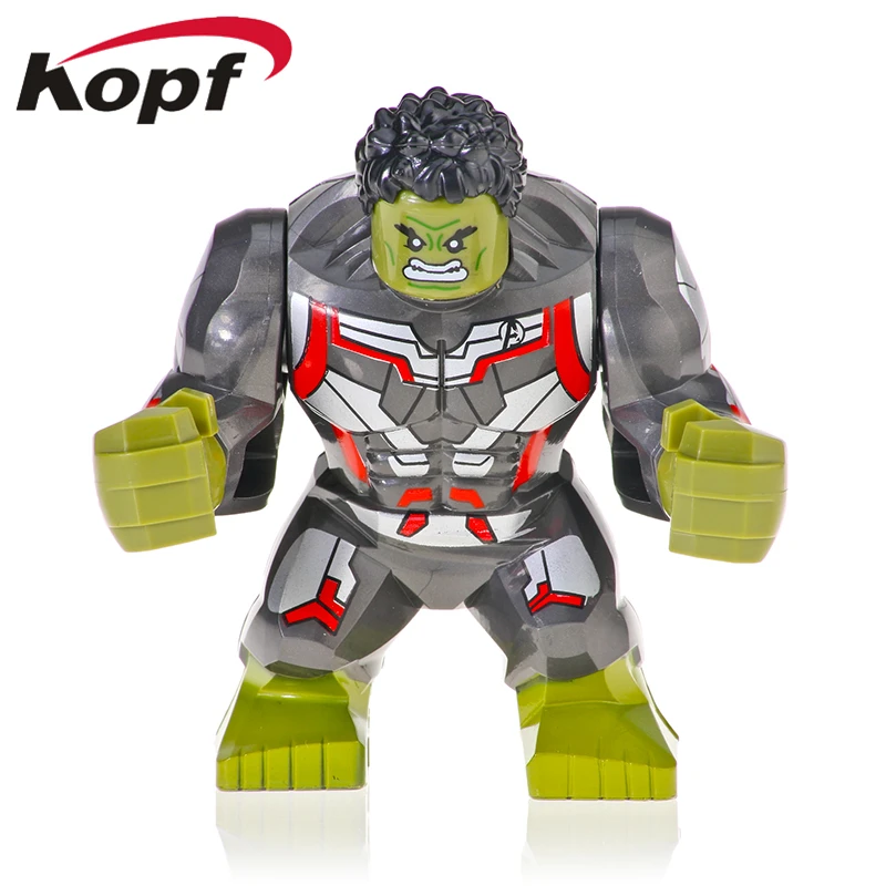 

Building Blocks Avengers 4 Endgame Space Iron Monger Hulk Whiplash Collection Action Figure For Children Gift Toys XH 1054