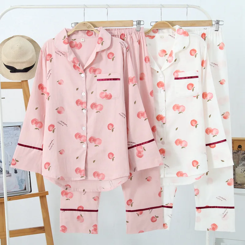 2018 New Cute Maternity Cotton Cartoon Shirt + Pants Pajamas Set