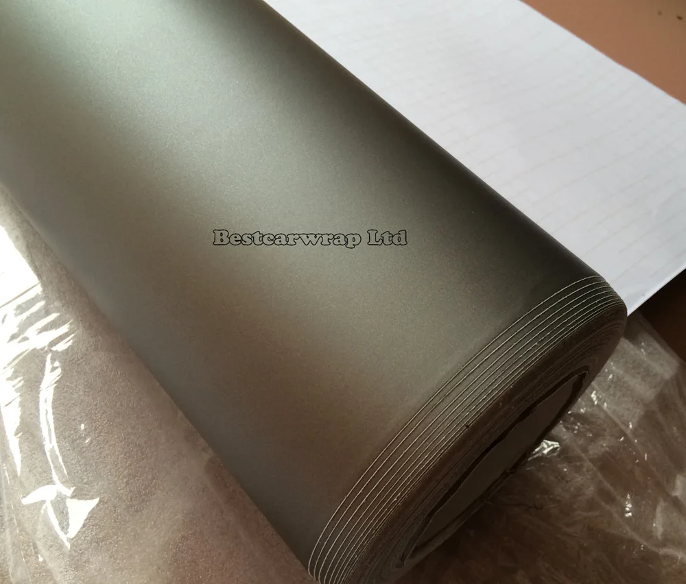 Metallic grey matt gunmetal gun metal matte gray vinyl Car wrapping 3m (8)