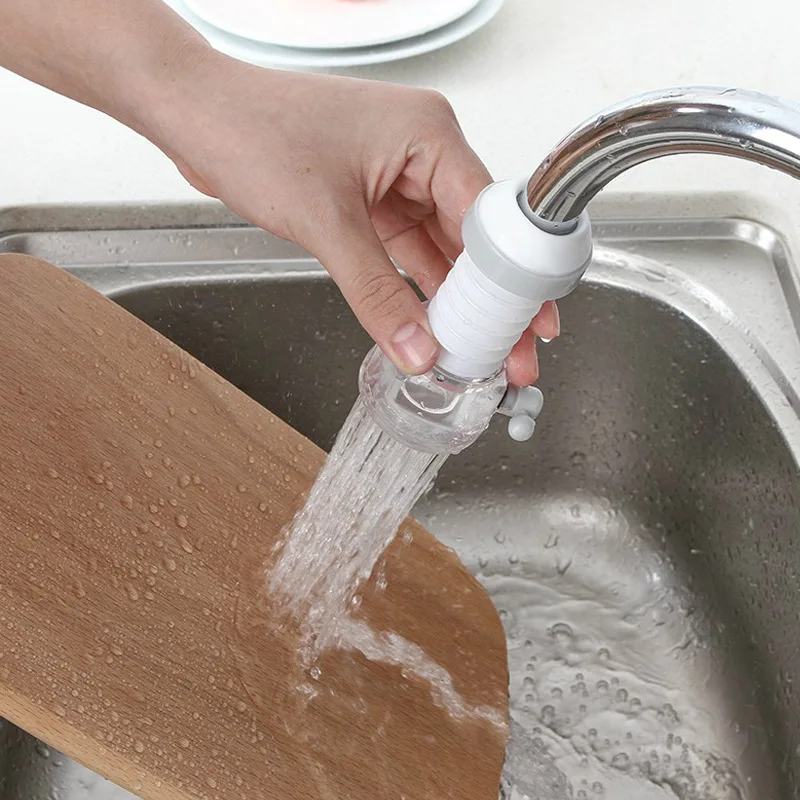 1 шт. 360 градусов поворотное водосберегающее устройство антибрызг кран ПВХ