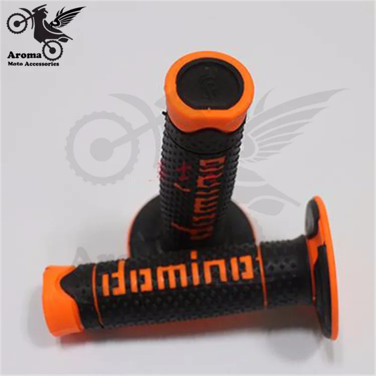 colorful universal 22MM motorbike handle bar grip parts racing moto handle grips rubber for honda suzuki yamaha KTM domino motocross accessories dirtbike hand grips pitbike part dirt pit bike grip motorcycle handlebar
