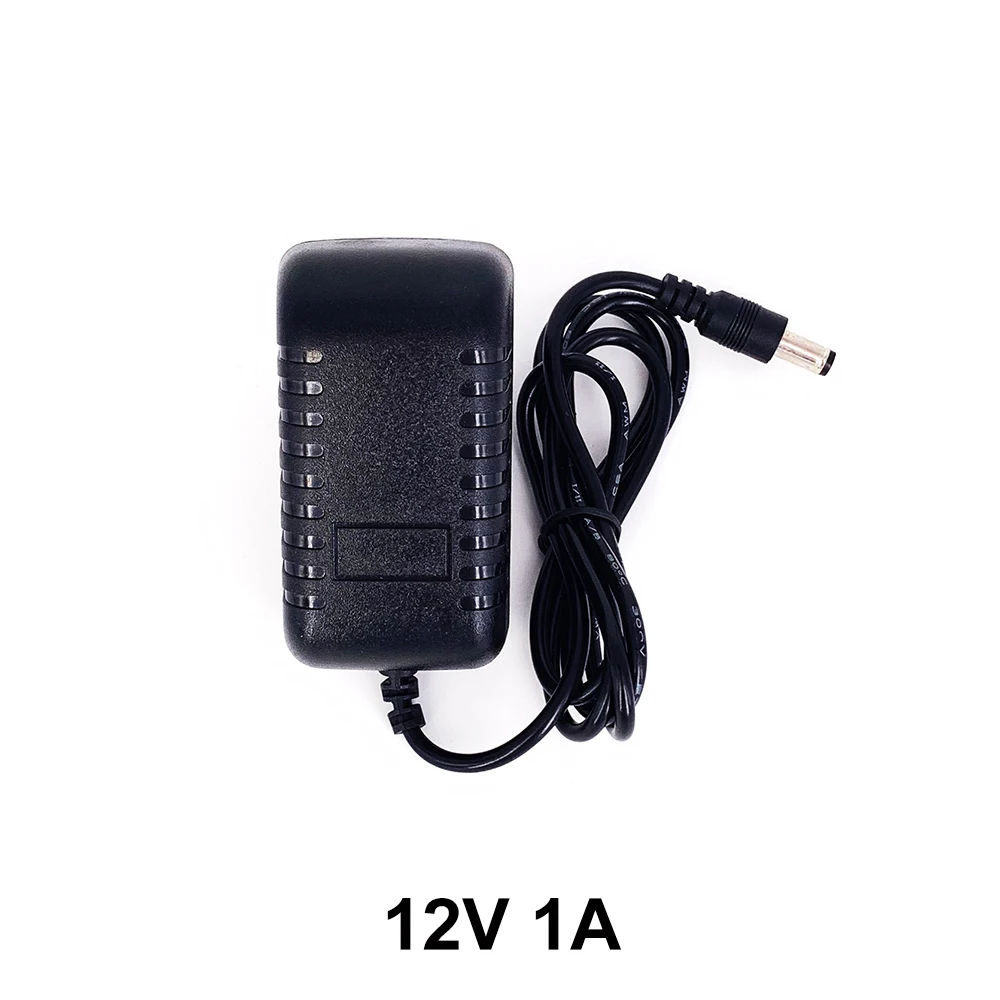 DC 12V адаптер 1A 2A 3A 5A 8A 10A светодиодный трансформатор источник питания EU US Plug 220V To 12V для светодиодных лент