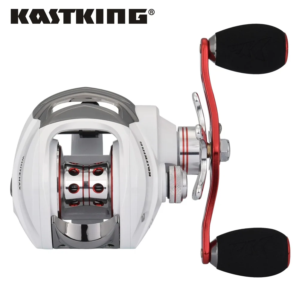 KastKing whitemax компактный 8 кг/17.6LB Baitcasting Рыболовная катушка идеально низкая скорость