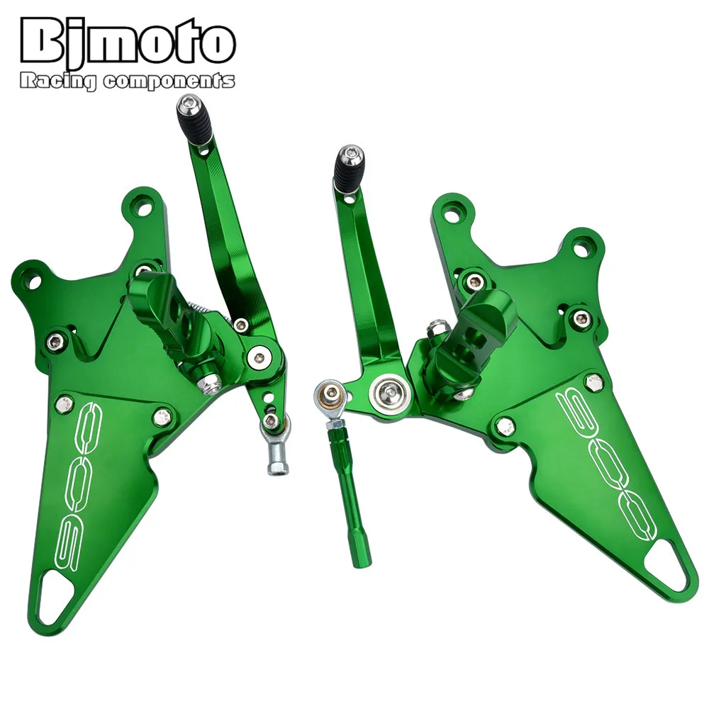 Bjmoto Motocross Aluminum Adjustable Rearset Foot Pegs Rearsets