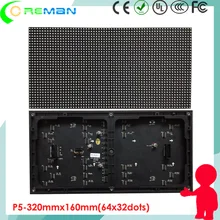 Coreman Крытый высокой яркости SMD3528 светодиодный модуль P5, p5 Крытый 320x160 СВЕТОДИОДНЫЙ модуль led матрица 64x32 led видео панель