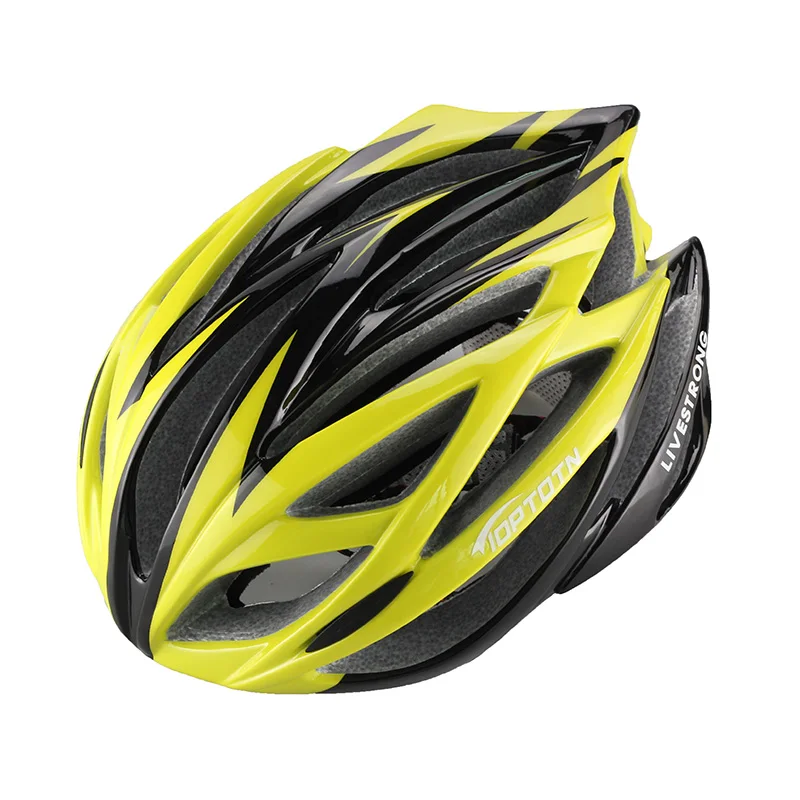 TOPTETN Велоспорт мужские женские шлем EPS Сверхлегкий шлем для горного велосипеда Удобный безопасный велосипедные шлемы - Цвет: Цвет: желтый