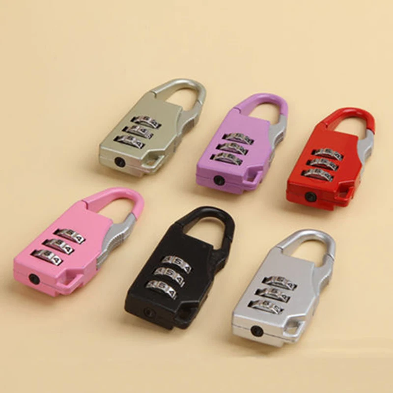 

New Mini 3 Digit Combination Security Safe Travel Luggage Code Password Lock Padlock