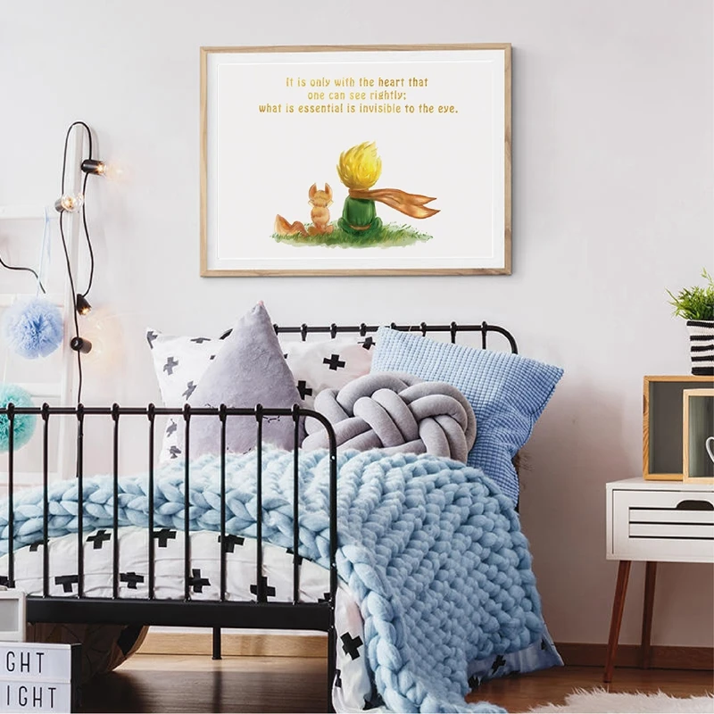 The Little Prince Canvas Prints Baby Boy Wall Art Decor