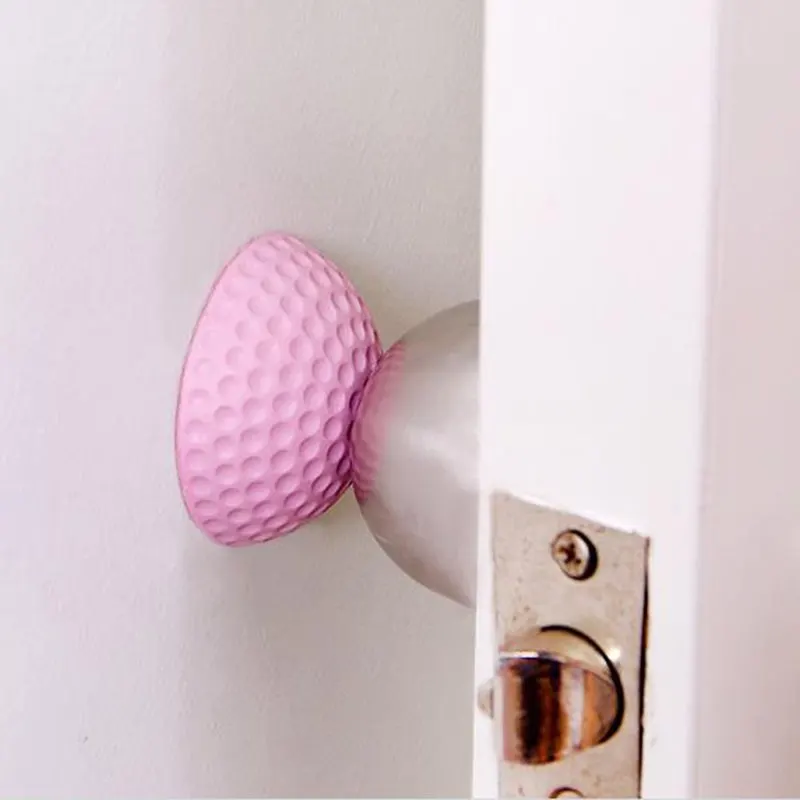 

Wall Thickening Mute Door Fenders Golf Modelling Rubber Fender Handle Door Lock Protective Pad Protection random color