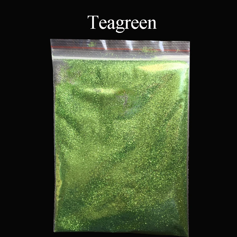 Collorful glitter teagreen applied in printing ink paint cosmetics plastic leather handicrafts ornaments toys coating | Дом и сад