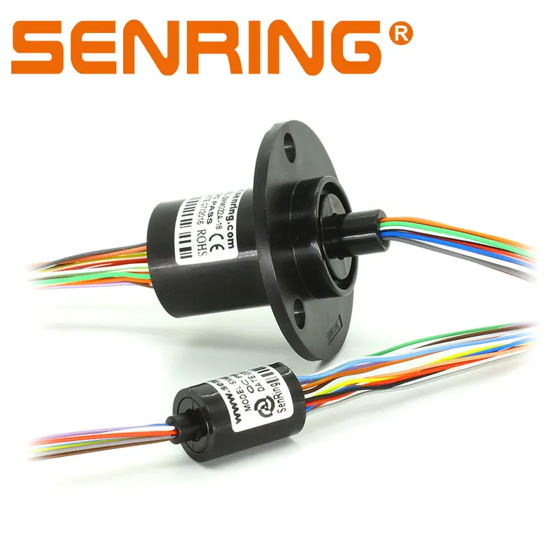 

6/12/18/24/36 Circuits Signal 2A with OD 22mm Mini Slipring Wire Length 19mm-57.3mm Capsule Slip Ring