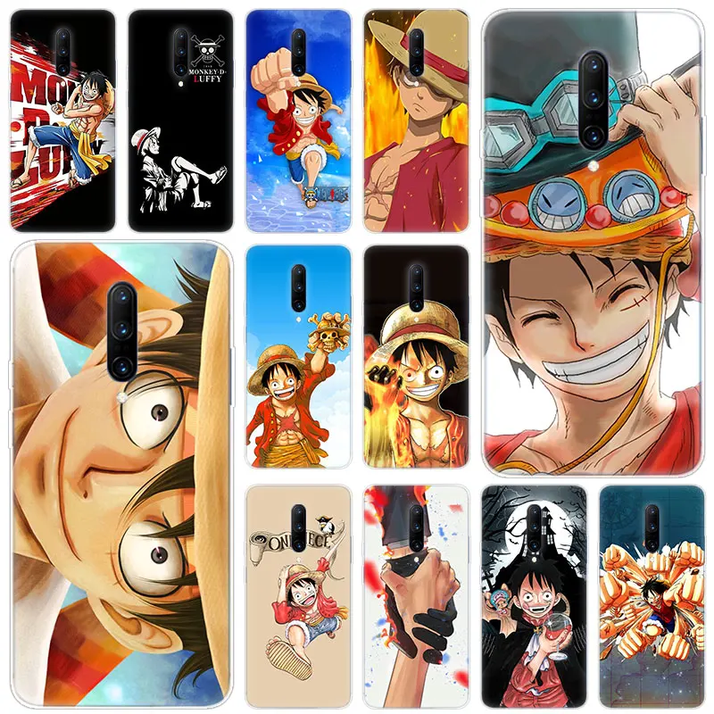 Hot One piece monkey d luffy Soft Silicone Fashion Transparent Case For font b OnePlus b