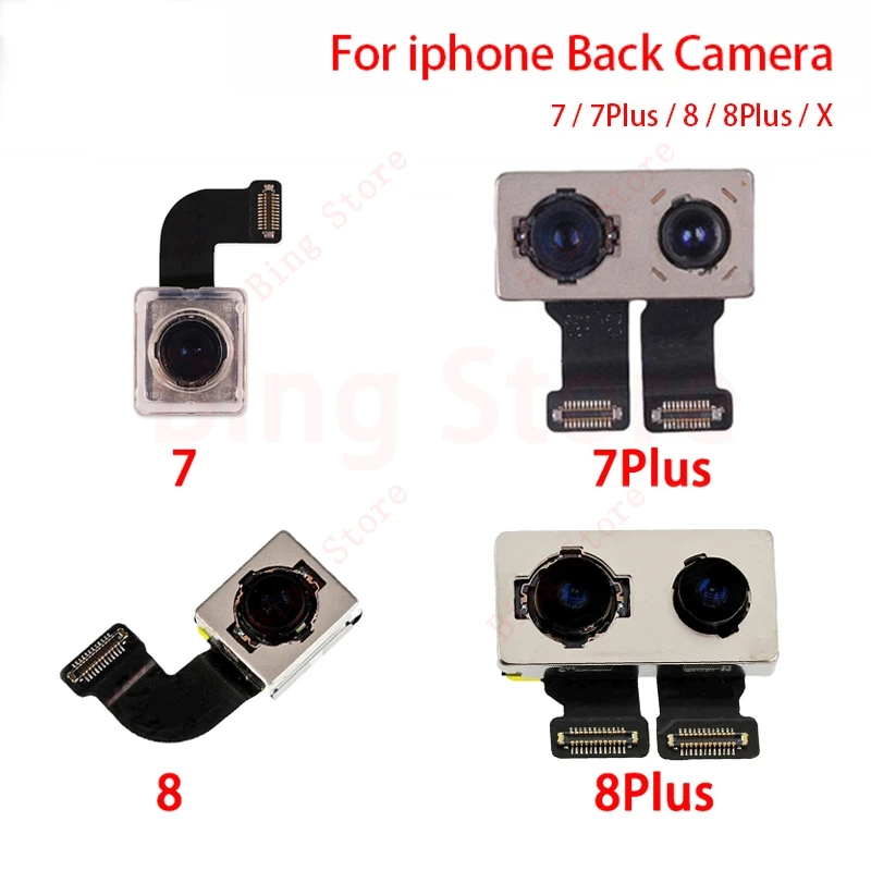 Для iPhone 6S 7 8 Plus настоящая камера для iPhone X Xs Max XR задняя камера гибкий кабель для телефона запасные части