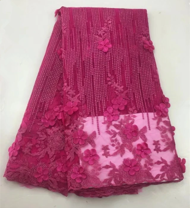 High Quality African Polyester French Lace fabric Tissu Tulle Mesh Embroidered Guipure Net lace | Дом и сад