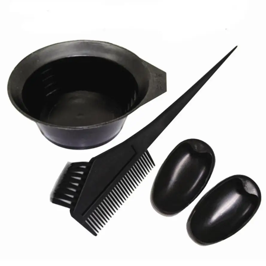 Hair Color Dye Bowl Comb Brushes Tool Kit Set Tint Coloring Dropship