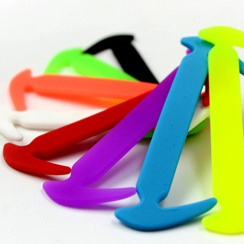 JUP1 Pack 12 Roots Shoelaces Unisex Elastic Silicone Shoe Laces Men Women All Sneaker Fit Strap Sport Canvas PU Shoes Accessarie