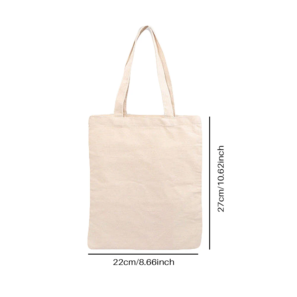 Белые холщовые хозяйственные сумки эко многоразовая складная сумка на плечо большая сумка тканевая Хлопковая Сумка-тоут для женщин хозяйственные сумки