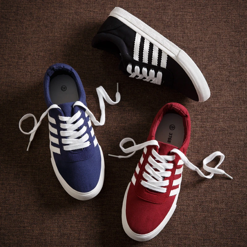 

New 2016 High Quality Men Casual Shoes Vintage British Style Fashion Trend Mens Casual Canvas Shoes Zapatos Hombre Mens Flats