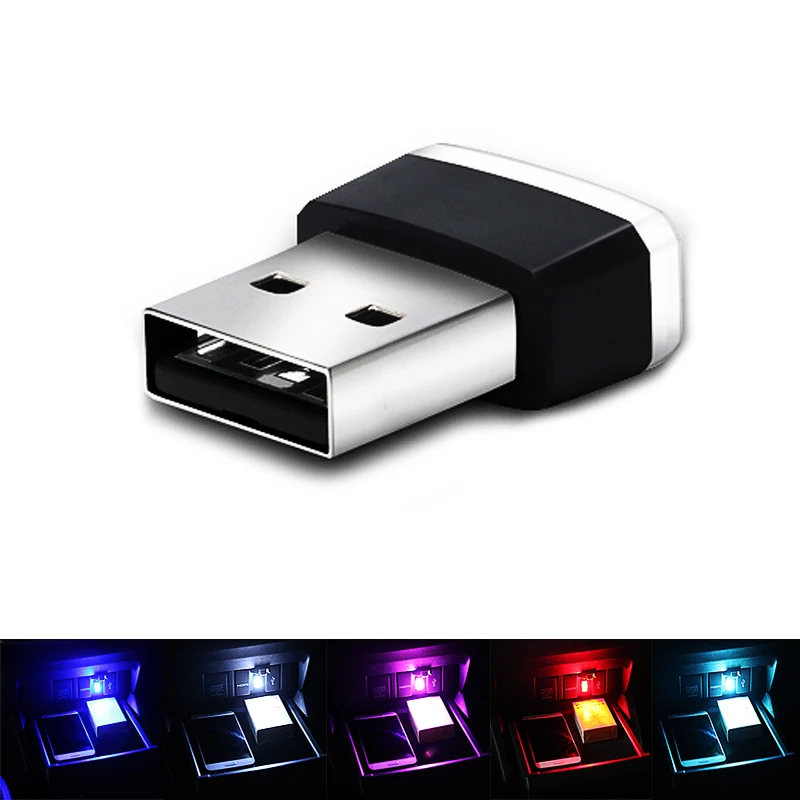 Pecham Автомобильный USB светодиодный светильник декоративная лампа аварийное