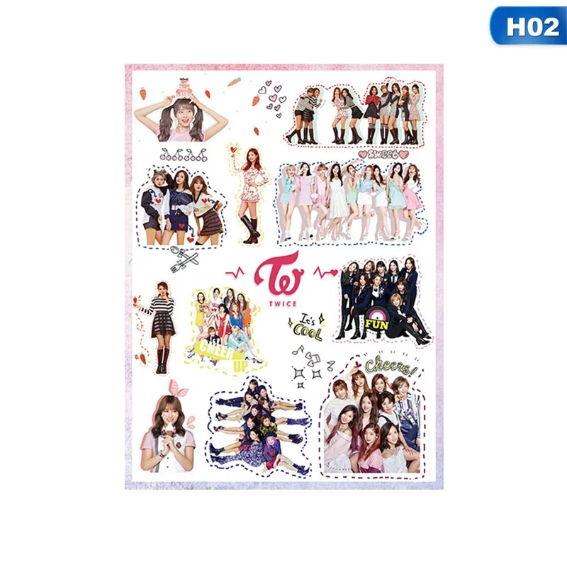 

1 Pack Hot Sale KPOP Blackpink Luggage Notebook Cartoon Kawaii Stickers DIY Album Scrapbooking Student Kids Fans Gift