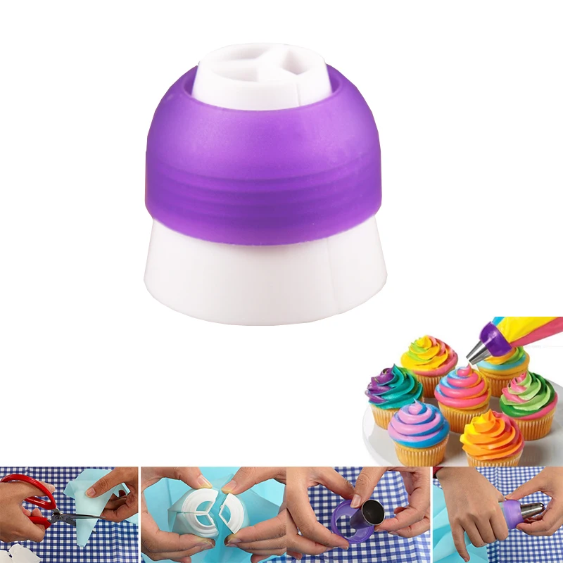 

AREYOUCAN Tricolor Converter Russian Decoration Mouth Converter Large Russian Flower Mouth Conversion Head