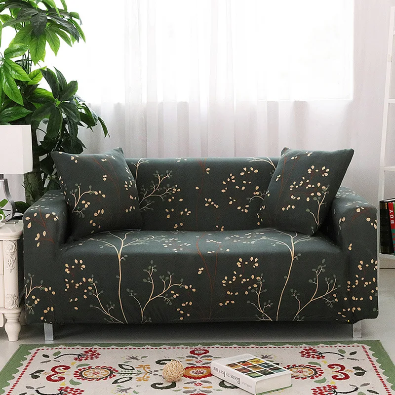 Hot sofa cover elastic for living room armchair furniture Couch Covers sofa plaid chair slipcovers Stretch sofa cover fabric set4