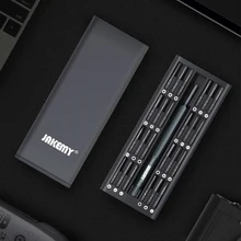 JAKEMY 48 В 1 Многофункциональный прецизионный магнитный Набор отверток ремонтный набор инструментов для iPhone ноутбука с ручкой из алюминиевого сплава