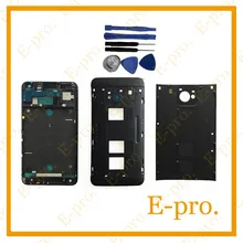 New Full housing Cover Case Door For HTC One M7 802w 802t 802d (Dual Sim) Battery Cover +Middle Frame +Faceplate