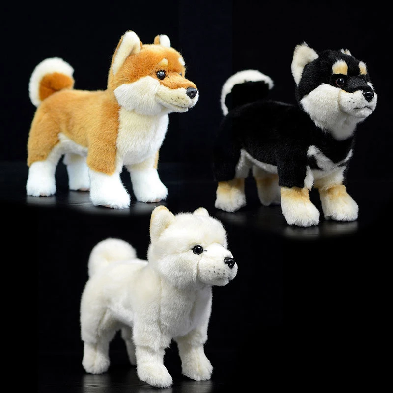 black shiba plush