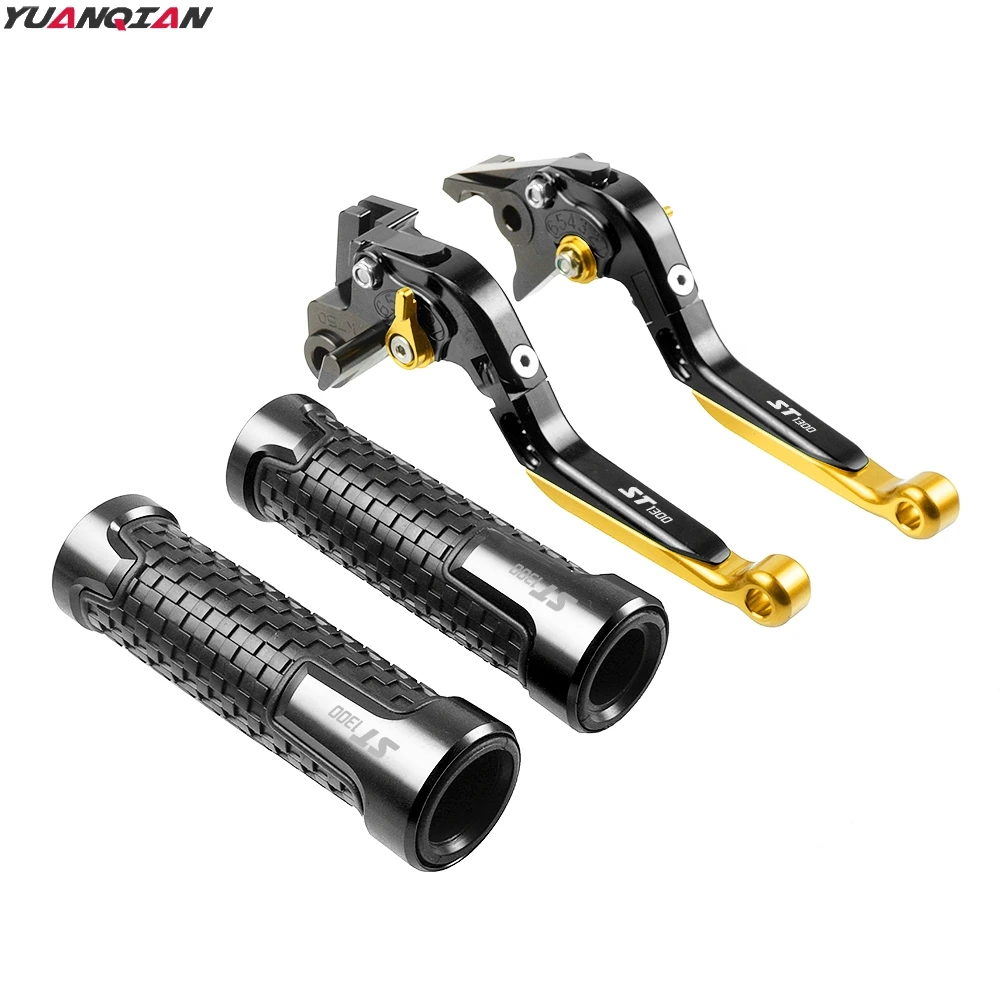 Для Honda ST 1300 ST1300 ST-1300 2008-2012 мотоцикл Регулируемый складной удлиняющий тормоз рычаг сцепления ручные рукоятки - Цвет: GLBKBKGL ST1300