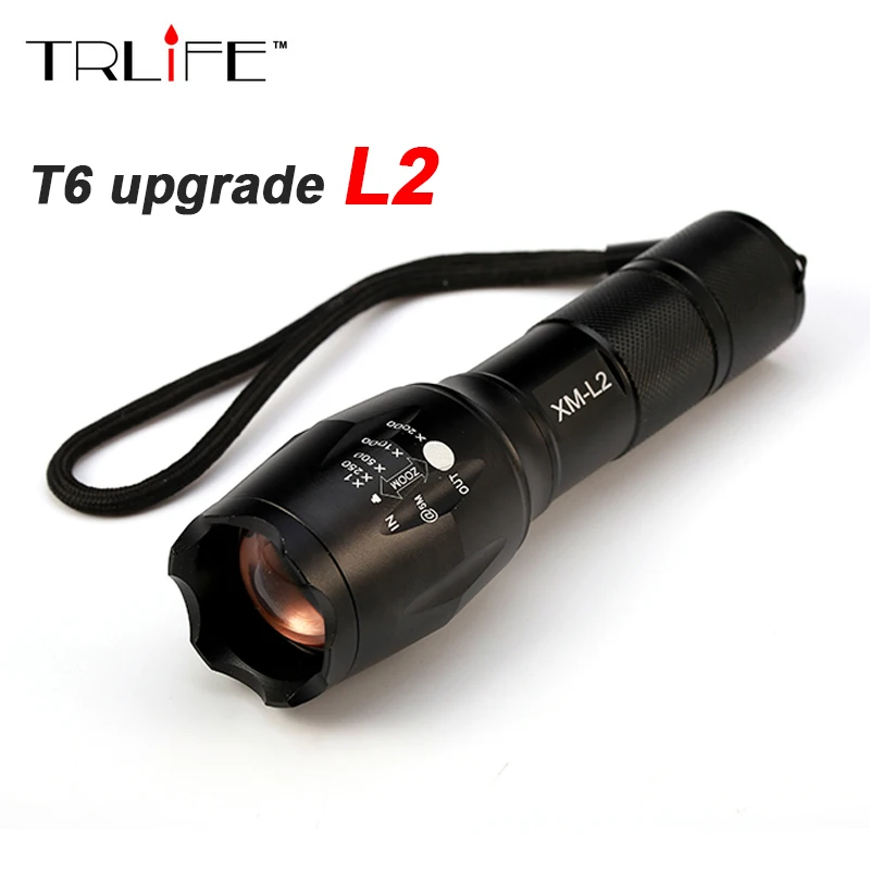 CREE XM-L2 8000 Lumens Tactical Flashlight cree Led Torch Zoomable LED Flashlight Torch light For 3xAAA or 1x 18650 Rechargeable CREE XM-L2 8000 Lumens Tactical Flashlight cree Led Torch Zoomable LED Flashlight Torch light For 3xAAA or 1x 18650 Rechargeable