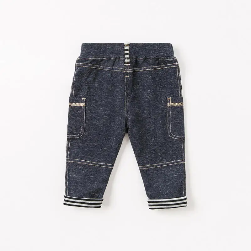 DB8496 dave bella autumn baby boys fashion jeans children full length kids denim pants infant toddler trousers