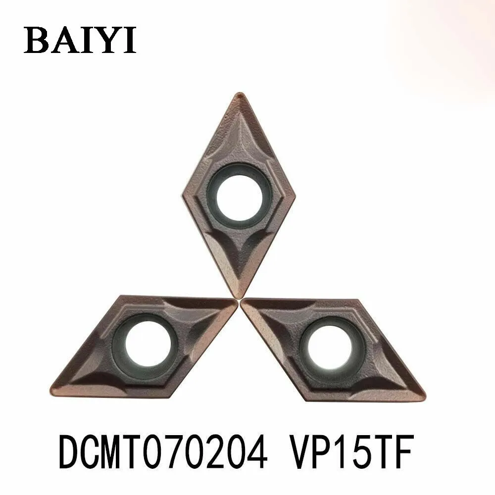 10 шт. DCMT070204 VP15TF DCMT21.51 ЧПУ Токарный Карбид вставка лезвия резак|Токарный