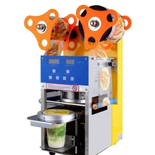 Полностью автоматическая машина для запечатывания стаканчиков, умный перламутровый молочный чай, упаковщик соевого сока для герметичного оборудования