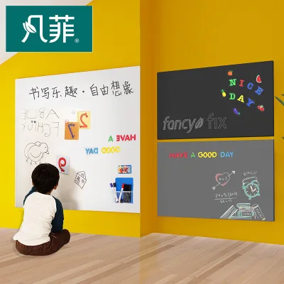 

Magnetic self-adhesive whiteboard stickers, removable walls, children's graffiti wall stickers, office presentation boards