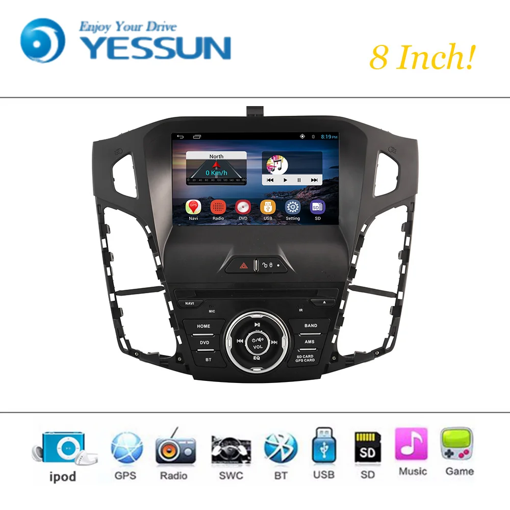 Excellent Car DVD Player Wince System For Ford For Focus 2012~2014 Autoradio Car Radio Stereo GPS Navigation Multimedia Audio Video 3