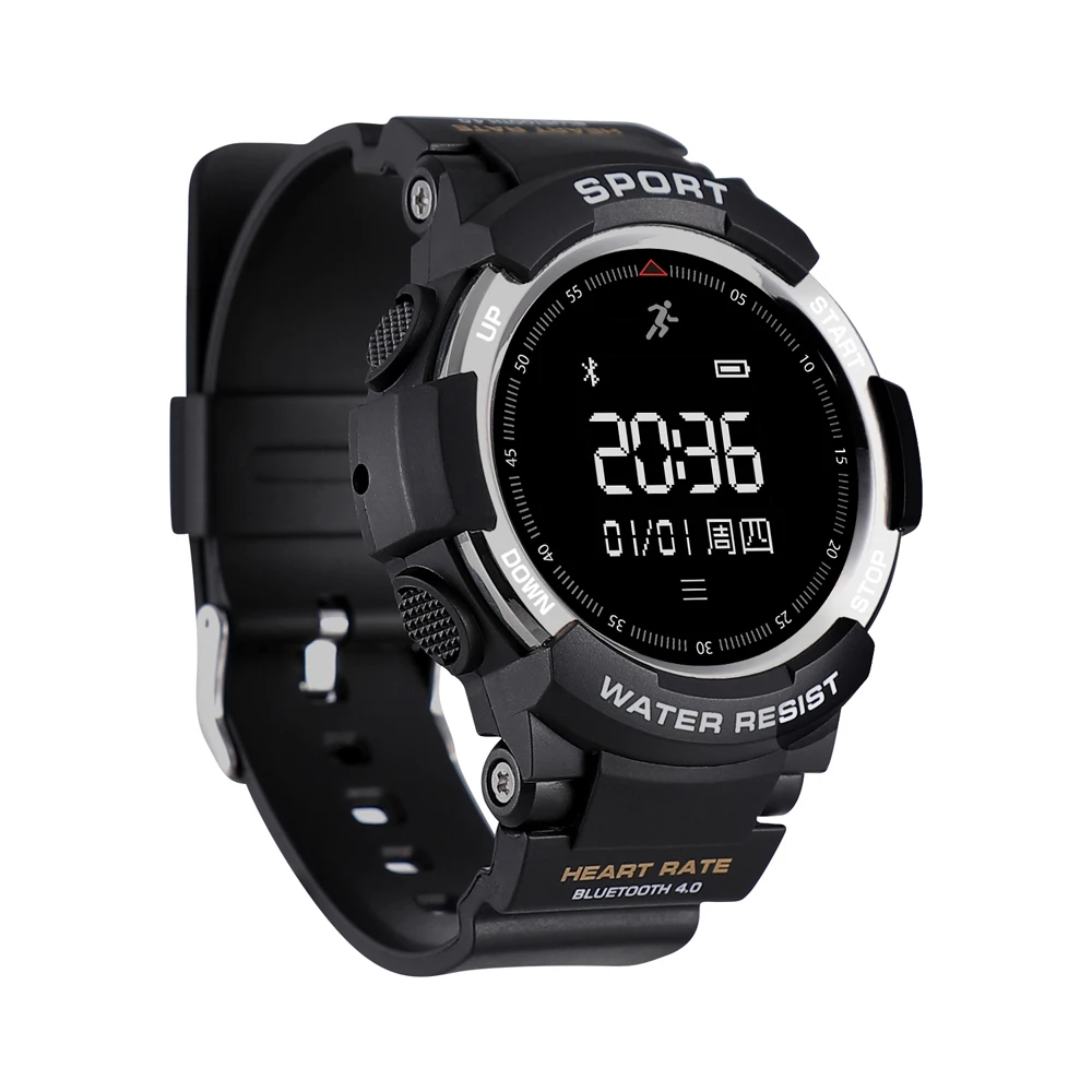 No.1 F6 Smartwatch IP68 Waterproof Bluetooth Heart Rate Monitor Remote Camera Watch Outdoor Sports Smartwatch For IOS Android