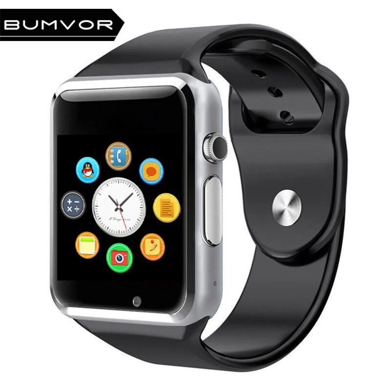 

BUMVOR A1 WristWatch Bluetooth Smart Watch Sport Pedometer with SIM Camera Smartwatch For Android Smartphone Russia T15