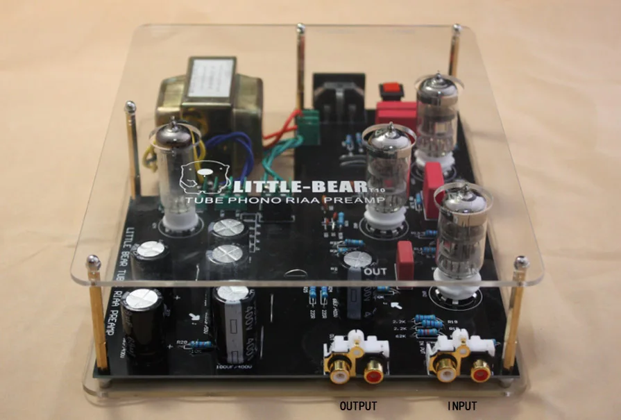 Little Bear T10 Tube valve 6N2 Stereo Phono Turntable RIAA Preamp