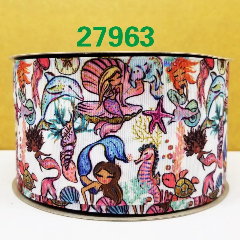 50 ярдов мультфильм напечатанный grosgrain ленты 27962