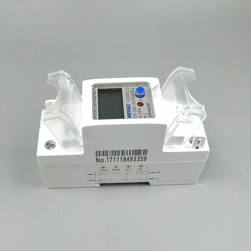 100A 220V 230V 50HZ 60HZ напряжение тока DDS238 2 ZN/S однофазный din рейка кВт/ч Ватт час счетчик
