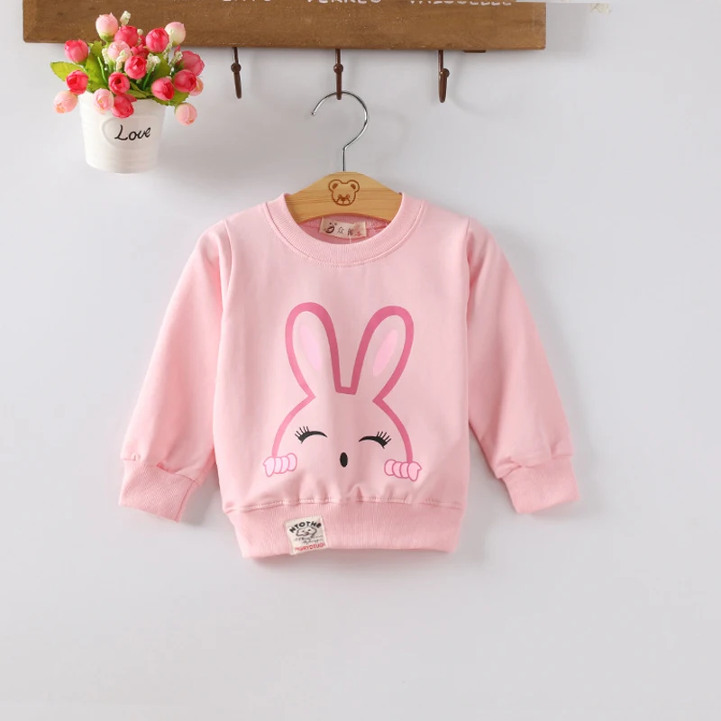Ienens Baby Infant Pullovers Sweatshirts Kids Children Cartoon Rabbit T