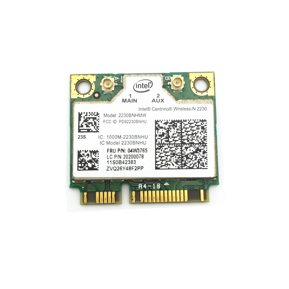 Для Centrino Беспроводной-n Intel 2230 Беспроводной Bluetooth 4.0 WiFi N 300 м Мини PCIe карты 04w3765 для Y400 y500