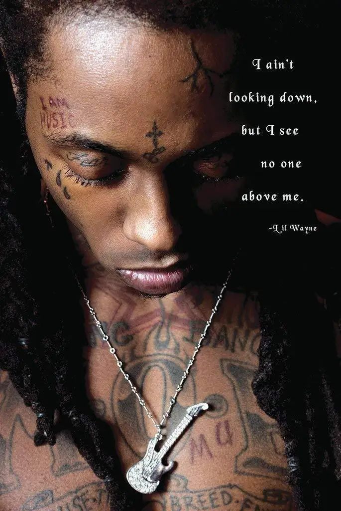 Home Decor Lil Wayne-Silk Art Poster Wall Sicker Decoration Gift