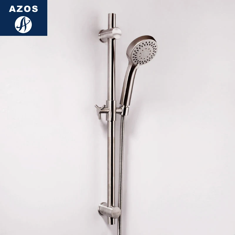 Azos душевой стержень SUS304 нержавеющая сталь никелевый матовый подъемный и осенний