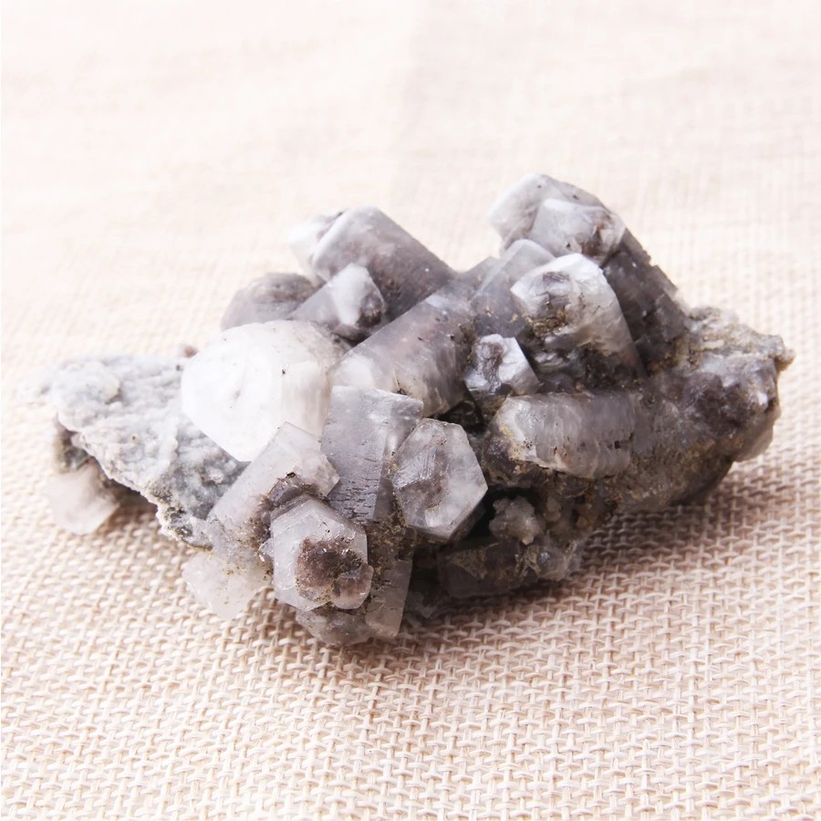 

Natural Fluorescent Calcite Grey Columnar Calcspar Skeletal Raw Quartz Point Rough Minerals Specimen Chakra stones mineral
