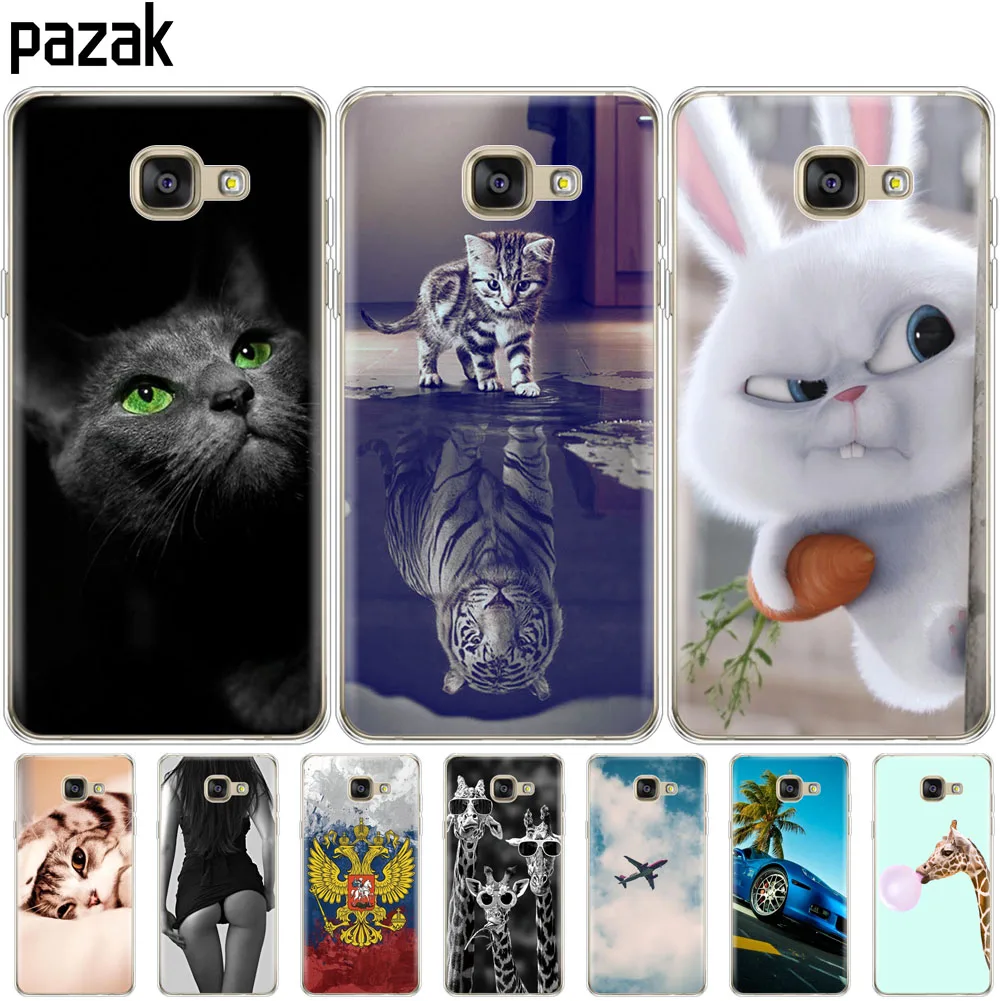 

Silicone Phone Case for Samsung Galaxy A7 2016 A710F A710 SM-A710F Cases soft TPU Back Cover Capa For Samsung A7 2016 A7 6 shell