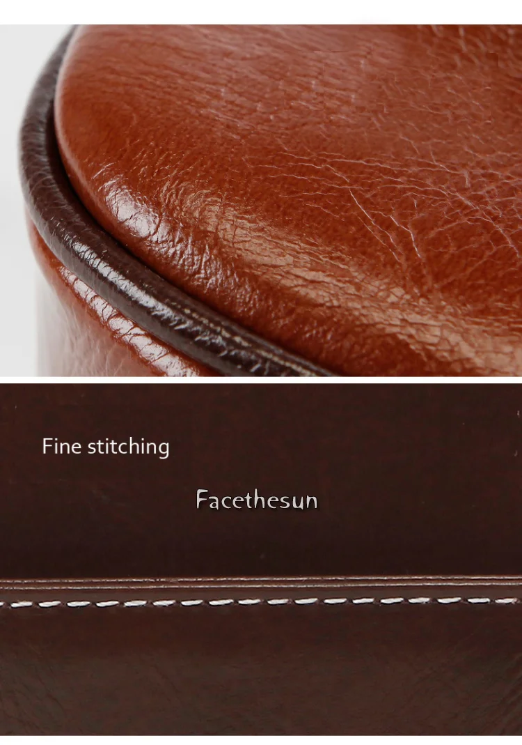 Vintage PU Leather camera shoulder bag KM001-20